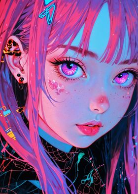 Neon Portrait