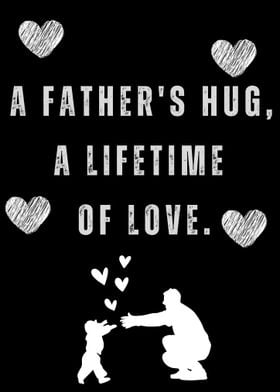 A fathers hug a lifetim