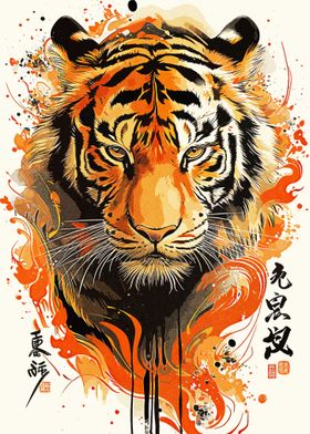 Painting Tiger