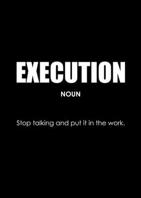 Execution definition