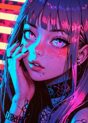 Beautiful Anime Neon