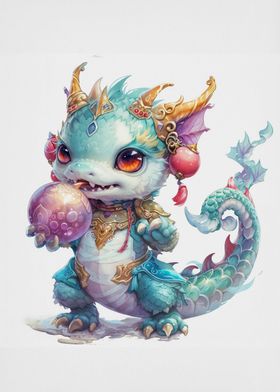 cute dragon animal