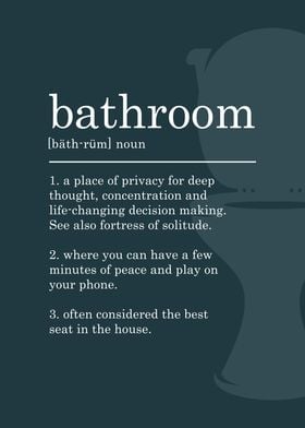 Funny Bathroom Definition