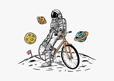 Astronaut Biker