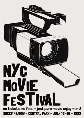 1993 NYC Film Fest Poster