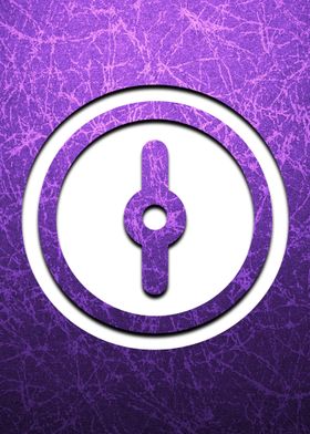 Purple Power Button Gaming