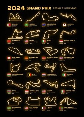 F1 Season Calendar 2024