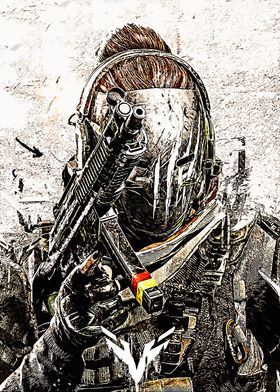 helmet soldier gaming art