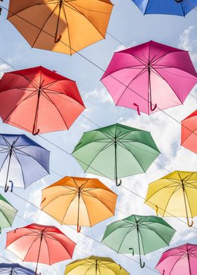 Summer umbrellas