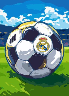 Real Madrid Soccer Emblem