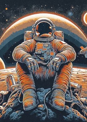 Astronaut Orange 