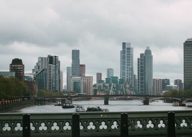 Modern London Skyline