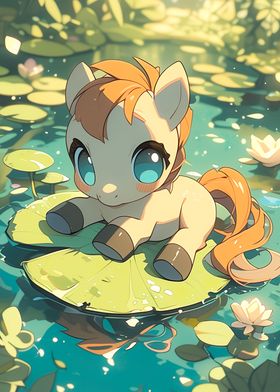 Baby Pony on Sea rose