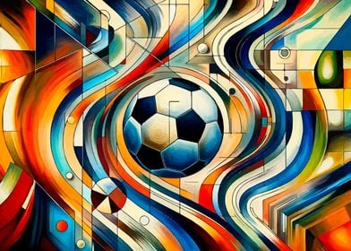 ABSTRACT EPIC FOOTBALL