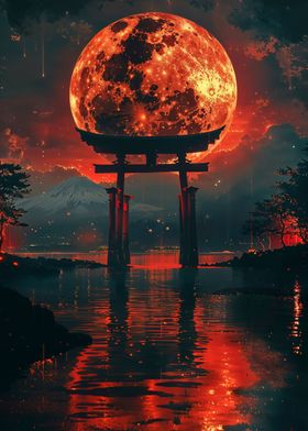 Blood Moon Torii