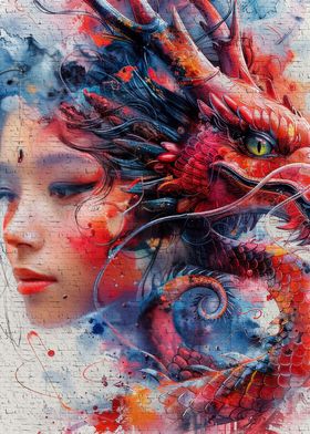 Geisha dragon