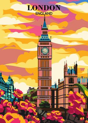 Travel Poster London 