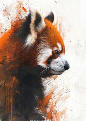 Red Panda Painting