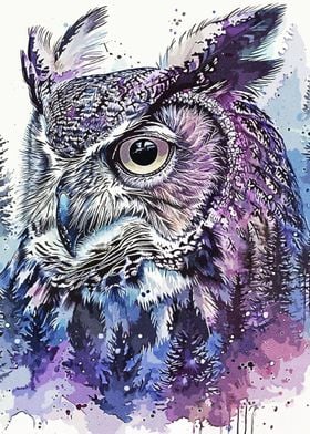 Owl Paint