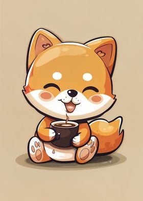 Happy Shiba Inu Coffee