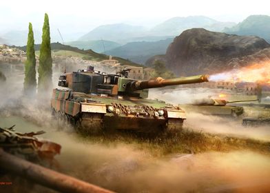 Tank war thunder attack 