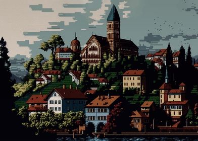 Schaffhausen Pixel Art