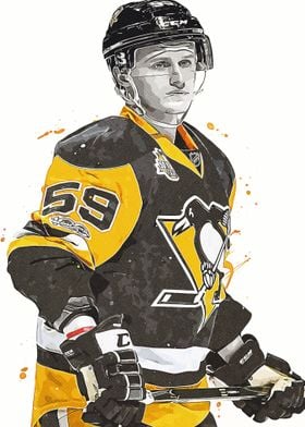 Hockey Player Portrait