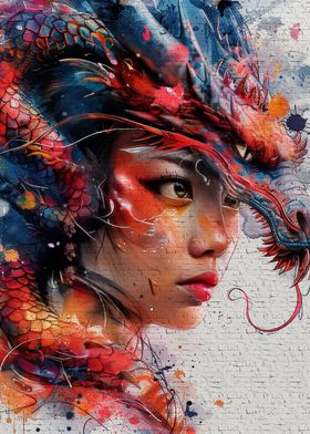 Geisha dragon