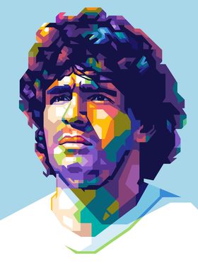 Diego Maradona WPAP style