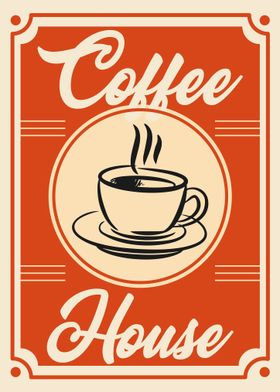 Retro Coffee House Vintage