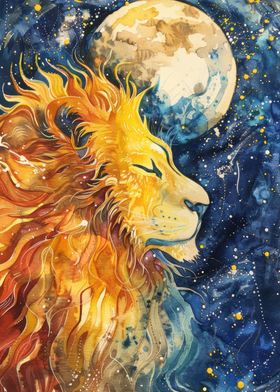 Lions Moonlit Dream