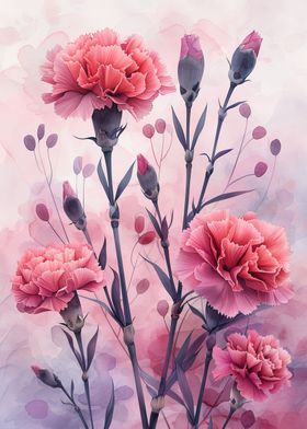 Pink Carnation Symphony