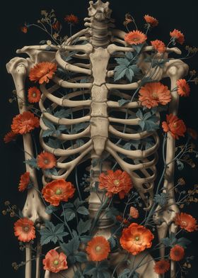 Blooming Bones Skeleton