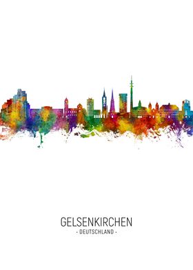 Gelsenkirchen Skyline