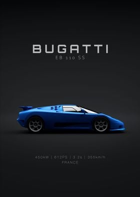 1992 Bugatti EB110 SS 
