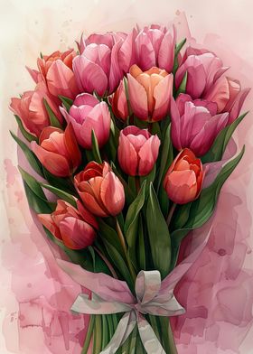 Radiant Tulip Bouquet