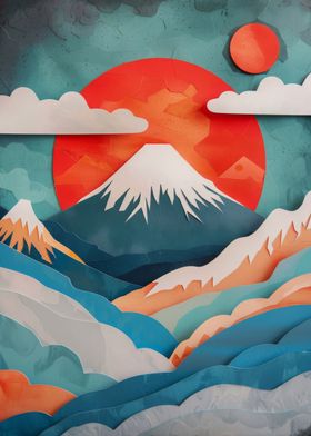 Flat Mountain Paper Craft