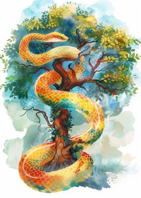 Dragon Snake Cartoon