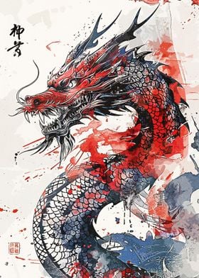 Painting Chinese Dragon