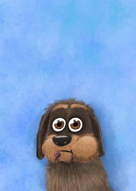 cute cartoon dog