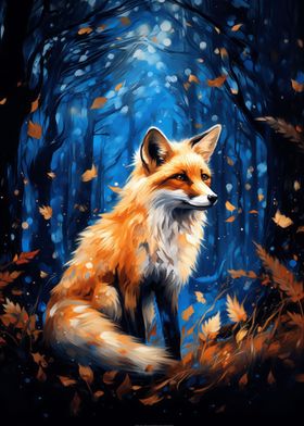 Fox In Forest