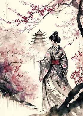 Geisha Cherry Blossom 