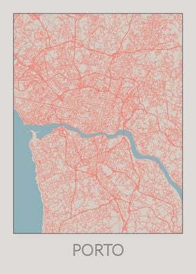 Porto Vintage Map