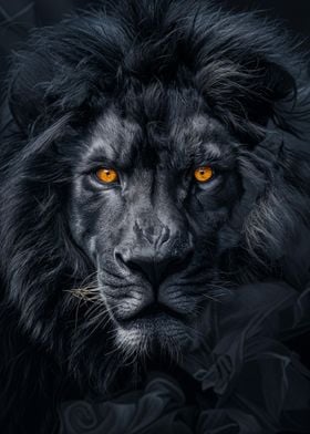 Lion in Black Smoke 