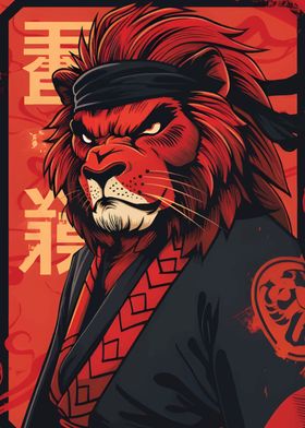 Lion Kimono