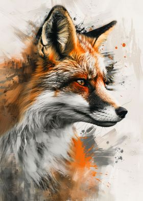 Fox Elegance Art