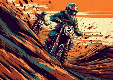 Motocross bikers