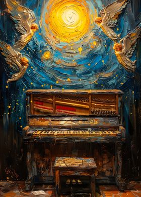 Spiritual Piano Painting