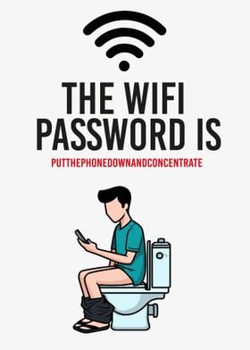 THE WIFI PASSWORD IS