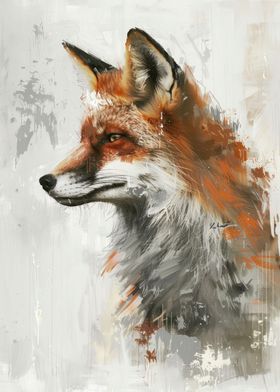 Fox Elegance Painting